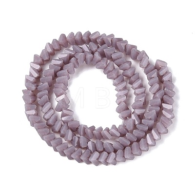 Opaque Glass Beads Strands GLAA-N019-3mm-12-1