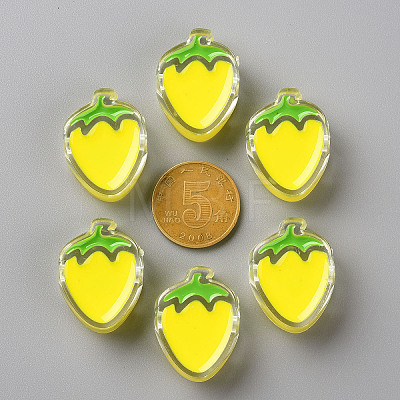 Transparent Enamel Acrylic Beads LS-TACR-S155-003H-1