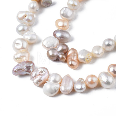 Natural Keshi Pearl Beads Strands PEAR-S021-060-1
