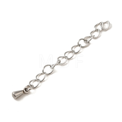 Tarnish Resistant 304 Stainless Steel Chain Extender STAS-P204-03P-1