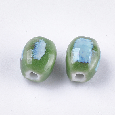 Handmade Porcelain Beads PORC-S498-07B-1