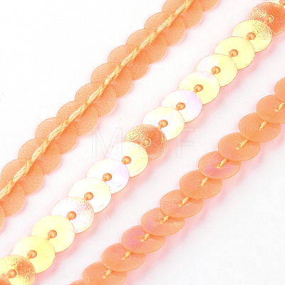 Eco-Friendly Plastic Paillette Beads PVC-Q092-6mm-P88-1