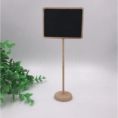 Mini Wedding Party Seat Number Message Base Stand Board AJEW-WH0028-05-1