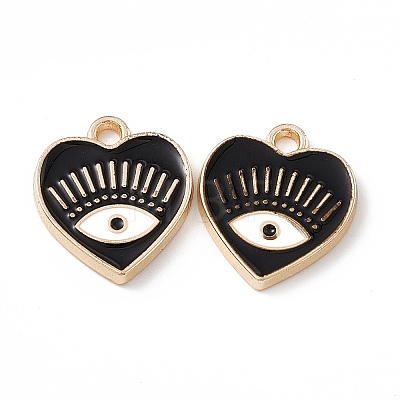 Alloy Enamel Pendants ENAM-K066-08C-1