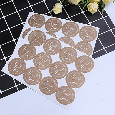Coated Paper Adhesive Stickers BAKE-PW0004-066-1