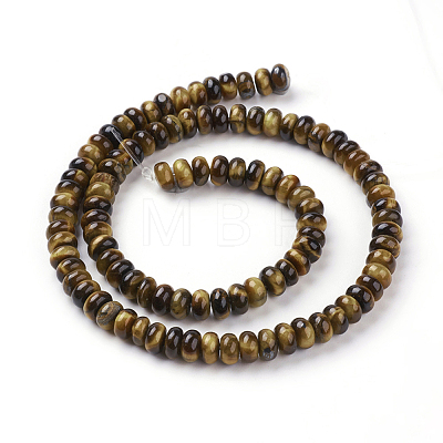 Natural Tiger Eye Beads Strands G-G731-03-6mm-1