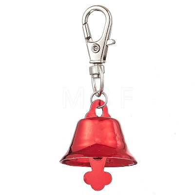 Iron Bell Pendant Decoration HJEW-JM02491-01-1