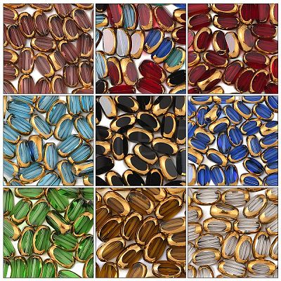 30Pcs Electroplate Glass Beads EGLA-YW0005-16A-1