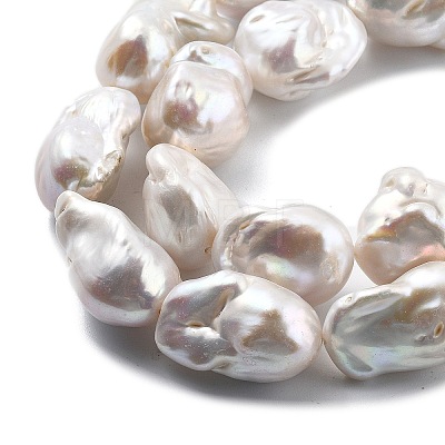 Natural Nucleated Pearl Beads Strands PEAR-B004-15J-04A-1