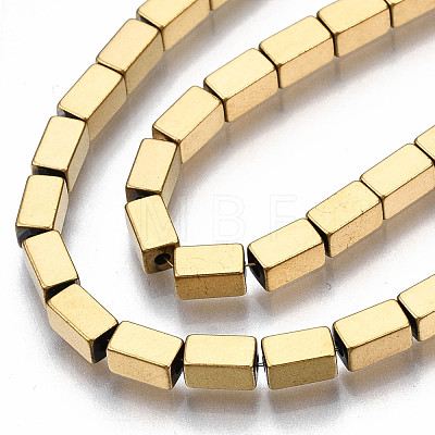 Electroplate Non-magnetic Synthetic Hematite Beads Strands G-T114-90G-1