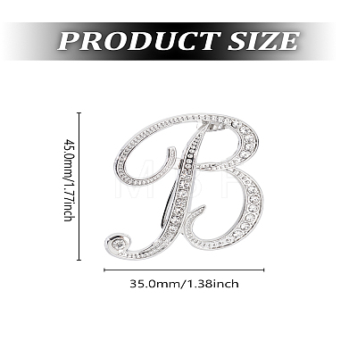 1Pc Alloy Brooches JEWB-LP0004-01B-1