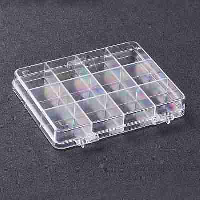 (Defective Closeout Sale: Scratch) Rectangle Polystyrene Bead Storage Containers CON-XCP0001-50-1