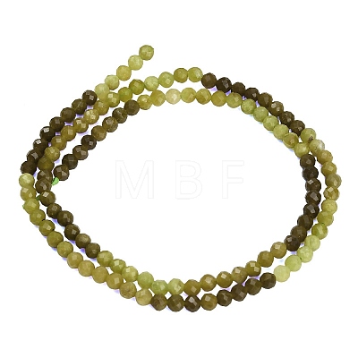Gradient Color Natural Yellow Green Opal Beads Strands GG-CBA9722-A01-2mm-1