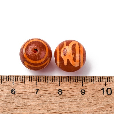 Tibetan Style dZi Beads TDZI-NH0001-D01-01B-1