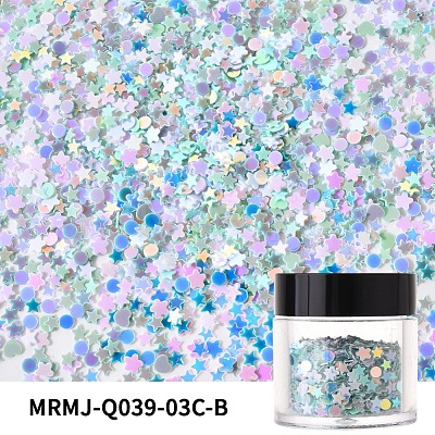 Shining Nail Art Glitter MRMJ-Q039-03C-B-1