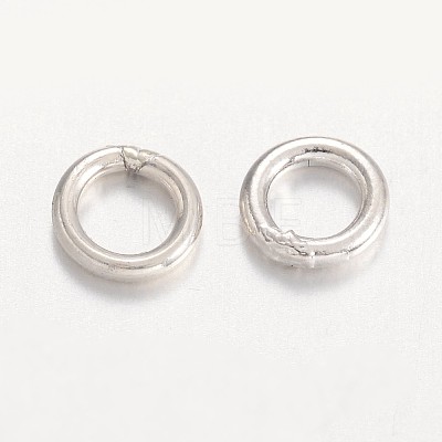 925 Sterling Silver Round Rings STER-E047-4mm-S-1