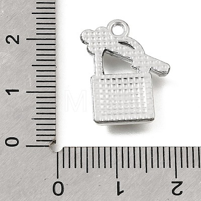 UV Plating Alloy Crystal Rhinestone Pendants RB-CBAD37D-09P-1