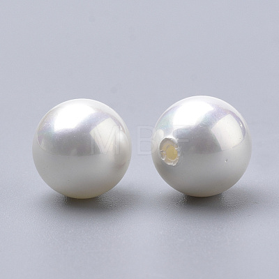 Shell Pearl Beads BSHE-T008-4mm-1