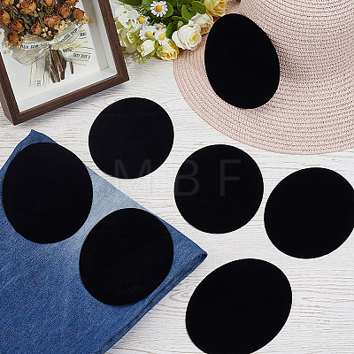 22Pcs Flocking Cloth Fabric Appliques Iron On Patches DIY-CY0003-76A-1