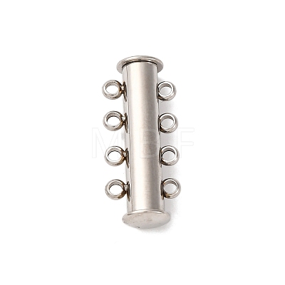 304 Stainless Steel Slide Lock Clasps STAS-A117-07B-P-1