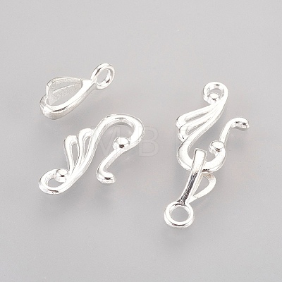 Tibetan Style Hook and Eye Clasps K08ZJ021-1
