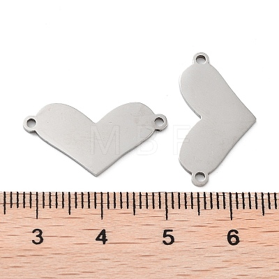 201 Stainless Steel Connector Charms STAS-A090-18P-1
