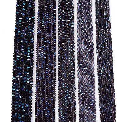 Electroplate Glass Beads Strands LS-EGLA-A044-T6mm-L15-1