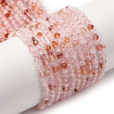 Natural Ferruginous Quartz Beads Strands G-B142-A01-2mm-1