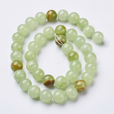 Natural Flower Jade Beads GSR10mmC193-1