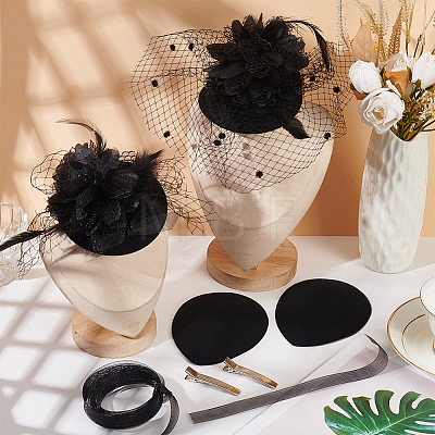 Fingerinspire Gothic Style  Fascinator DIY Kit DIY-FG0005-11-1