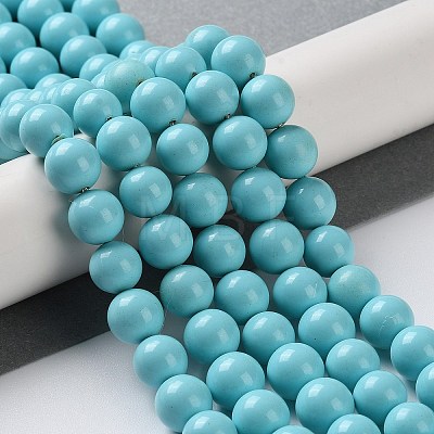 Shell Pearl Beads Strands SP8MM245-1