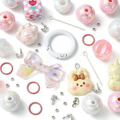 DIY Candy Color Keychain Making Kit DIY-FS0005-32-1