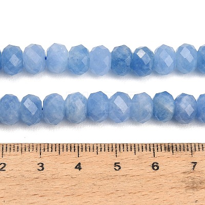 Faceted Dyed Natural White Jade Beads Strands GG-CBAE966-01A-T-1