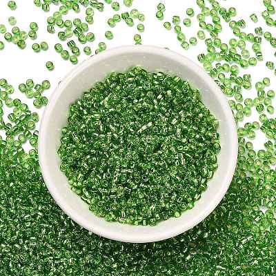 FGB 8/0 Grade A Round Glass Seed Beads SEED-Q007-3mm-F49-1