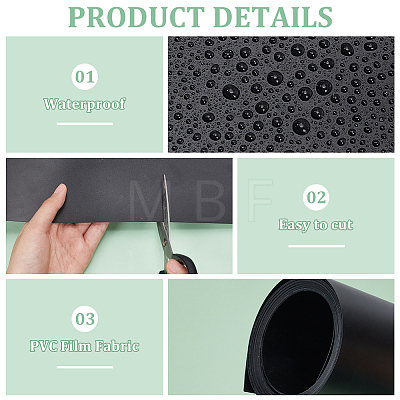 Waterproof PVC Film Fabric DIY-WH0491-64A-1