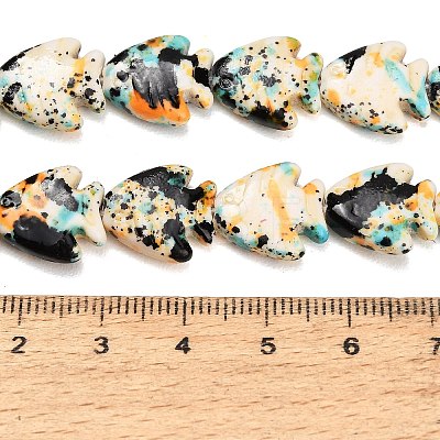 Dyed Synthetic Turquoise Beads Strands GG-CBAAE19-03B-04-1