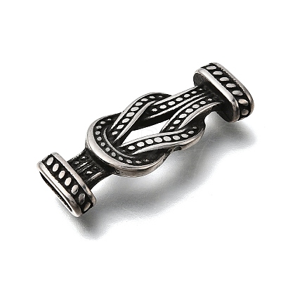 Viking Knot 304 Stainless Steel Connector Charms STAS-F356-12AS-03-1