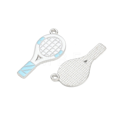 Tennis Alloy Enamel Pendants AL-CBA292F-02N-P-1