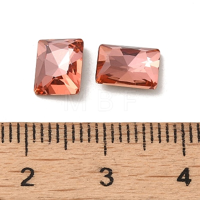 Glass Rhinestone Cabochons RGLA-P037-12B-D262-1