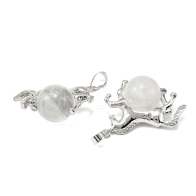 Natural Quartz Crystal Pendants G-D102-01P-05-1