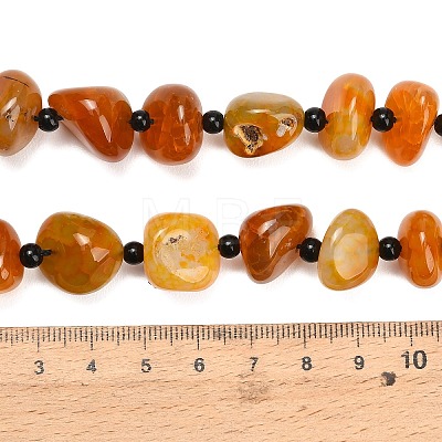 Natural Dragon Veins Agate Beads Strands GG-L001-I01-01-1