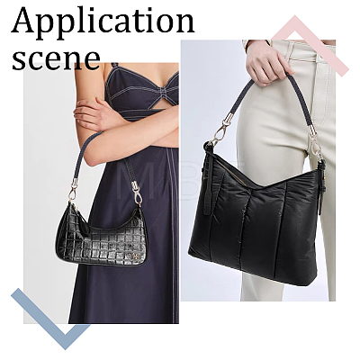 PU Imitation Leather Braided Bag Handle FIND-WH0037-22P-01-1