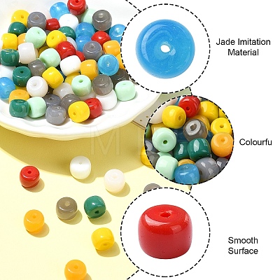 100Pcs 10 Colors K9 Glass Beads Strands GLAA-YW0003-59-1