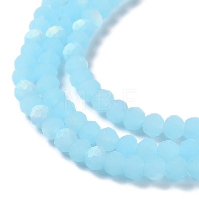 Imitation Jade Glass Beads Strands EGLA-A034-J4mm-MB06-1