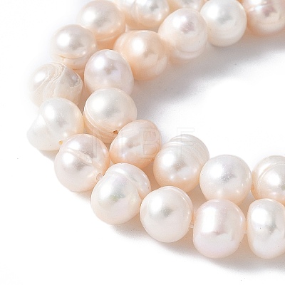 Natural Cultured Freshwater Pearl Beads Strands PEAR-I007-07O-12A-1