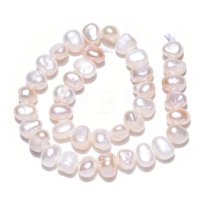 Natural Cultured Freshwater Pearl Beads Strands PEAR-N014-04D-01-1