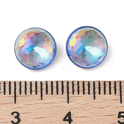 Glass Rhinestone Cabochons RGLA-L029-10A-BBLA-1