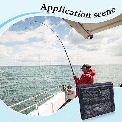 Cloth Boat Mesh Storage Bags AJEW-WH0696-496-1