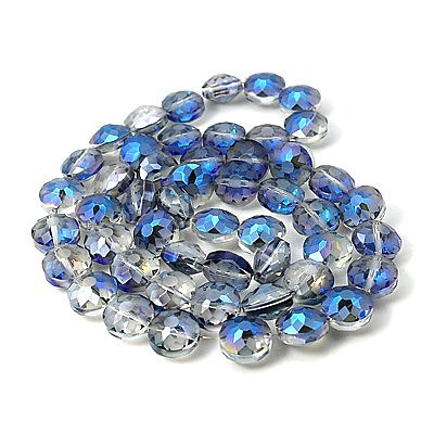 Electorplated Glass Beads EGLA-E002-2I-1