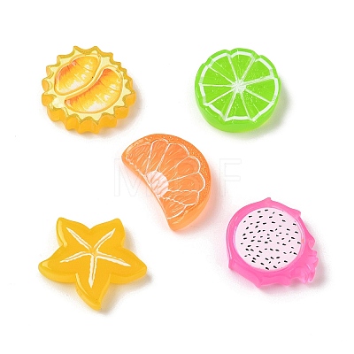 Printed Transparent Resin Imitation Food Cabochons RE-CBAC39A-04-1